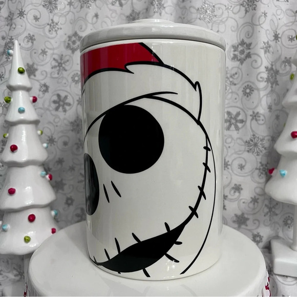 Disney Nightmare Before Christmas Jack Skellington Santa Canister/ Cookie Jar - Picture 5 of 10